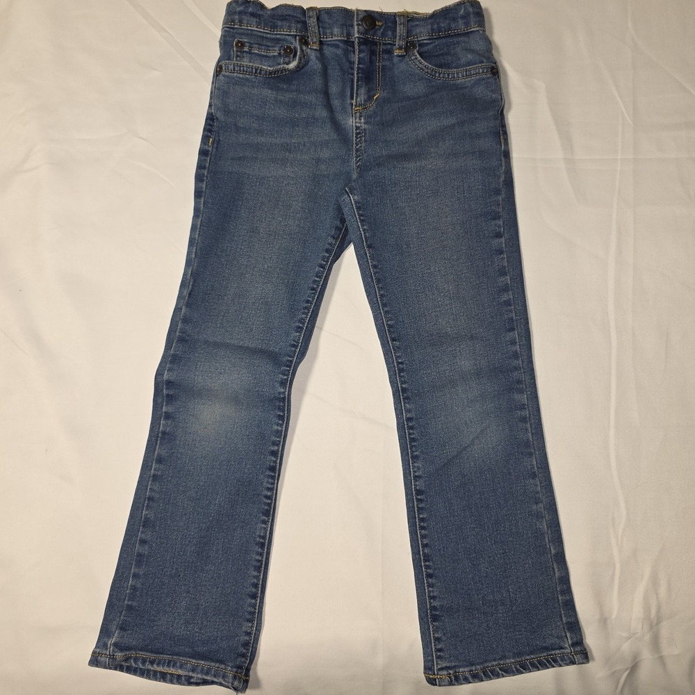 Levi's Kids Classic Relaxed Bootcut Jeans Medium Wash Denim Pants Size 6X